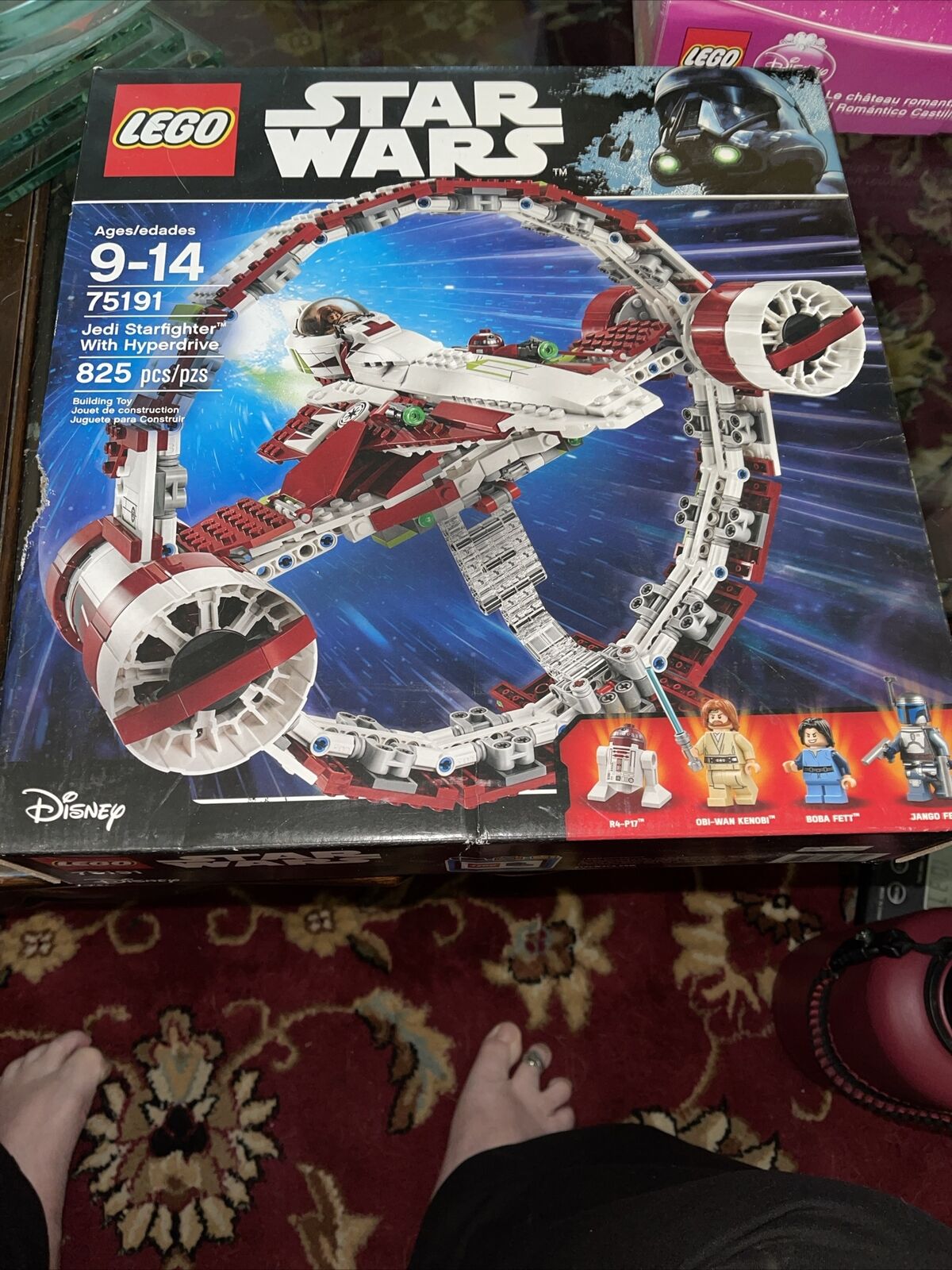 LEGO Star Wars: Jedi Starfighter With Hyperdrive (75191) NIB BOX HAS DAMAGE
