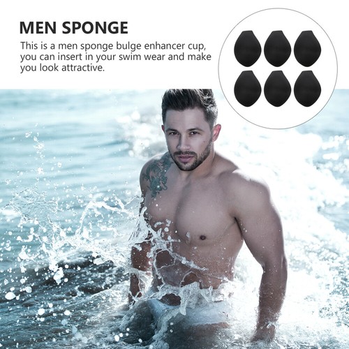 6 Pcs Sponge Panties Insert Bathing Suit Inserts Man Briefs Pad Mens Swim - Picture 3 of 12
