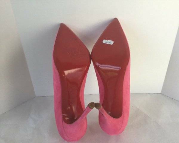 靴 Christian Louboutin DECOLTISH SUEDE 120 CHRISTIAN LOUBOUTIN Decoltish 100 suede pumps