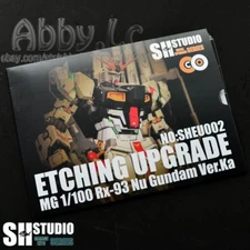 for MG 1/100 RX-93 Nu v ver ka SH Studio Details Add on Part Etch Sheet