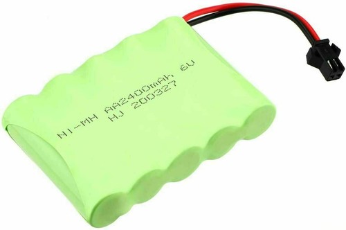 6V 2400mAh Ni-MH AA Rechargeable Battery Pack with SM-2P 2Pin Plug USB Charger - Picture 12 of 13