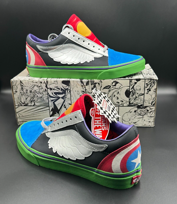 Vans Marvel x Old Skool \'Avengers\' Size 11 VN0A38G1U3V Size 11 - Marvel x Vans Old Skool Avengers for sale online  main image 3