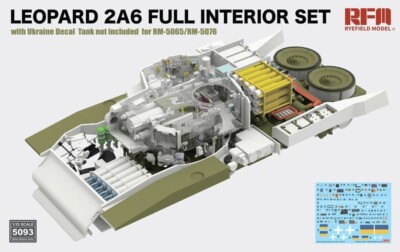 RYEFIELD MODEL RFM RM-5093 1/35 Leopard 2A6 Full Interior Set