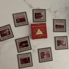 Vintage Peak Film Productions Color Slides w Original Box - Set Of 8 - England