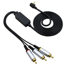 AV TV Cable RCA Audio Video Cable for Sony PSP Slim 2000 3000 Television G7Y4