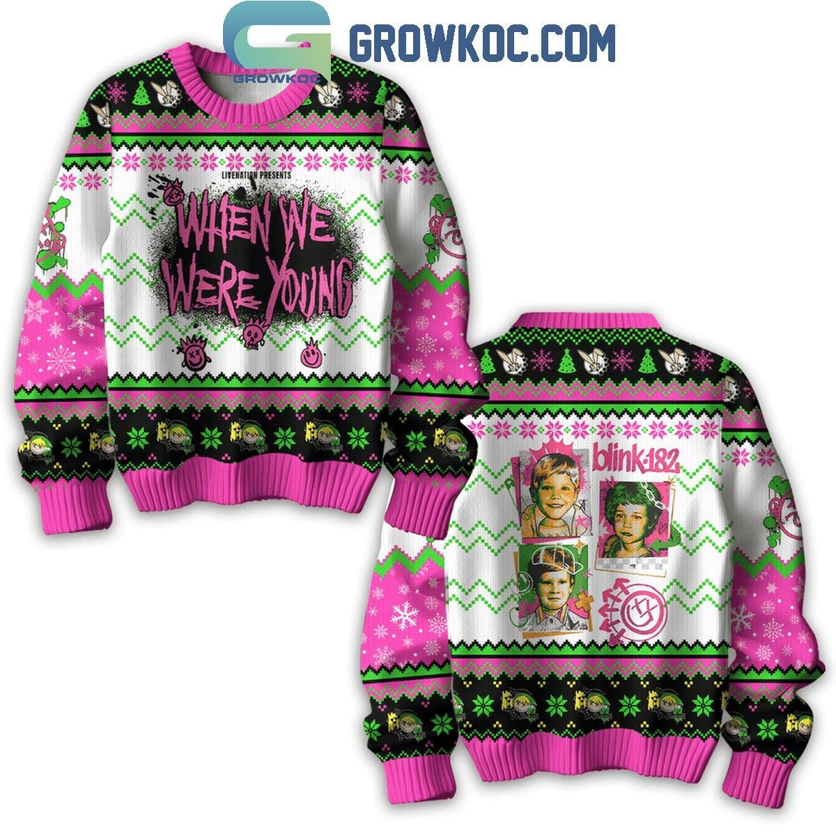 B182 When We Were Young Christmas Ugly Sweater