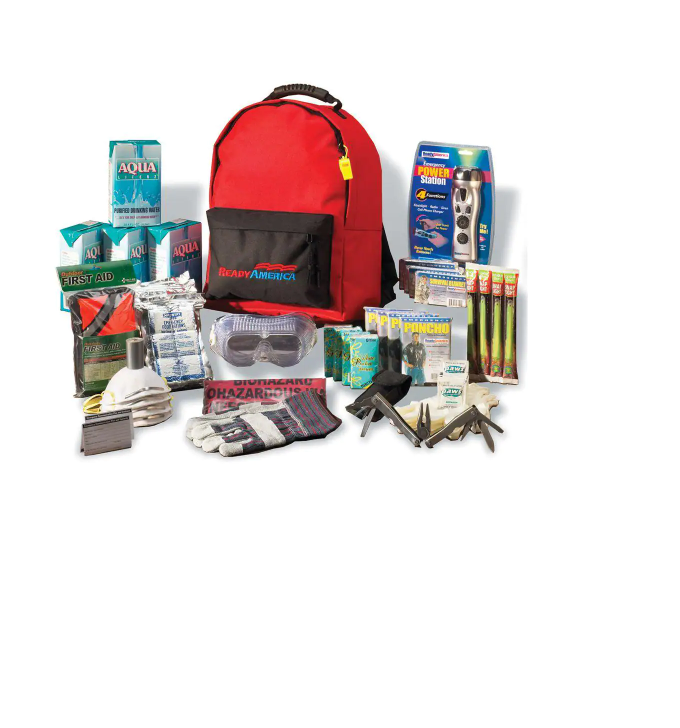 4-Person 3-Day Deluxe Emergency Kit with Backpack life-saving supplies