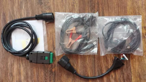 OBD2 + OBD2 extension + USB + clips cables for Lexia Diagbox Peugeot and Citroen