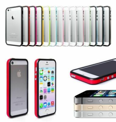 Bumper Case for Apple iPhone 5S SE Metal Buttons Hard - Main Image