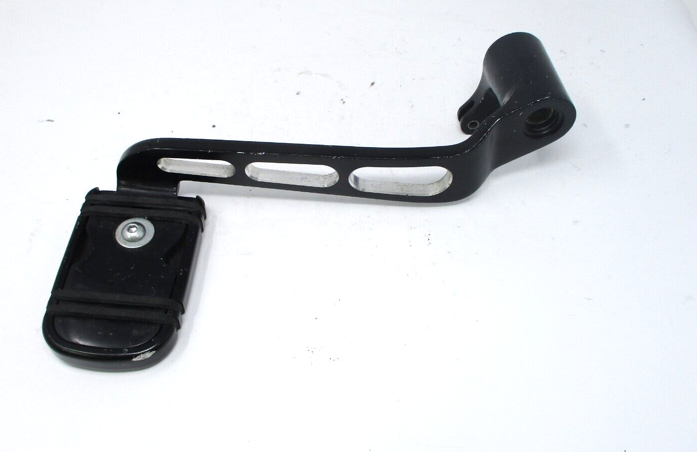 HarleyDavidson Edge Cut Billet Rear Brake Lever with Pedal Pad 40091