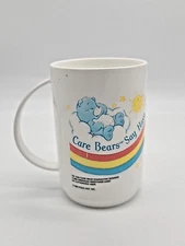 Care Bears Have Bear-rific Day Plastic Mug 1985 Pizza Hut Cup Sunshine