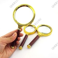 60/80mm Magnification Handheld Reading Magnifier Glass Low Vision Aid 19H