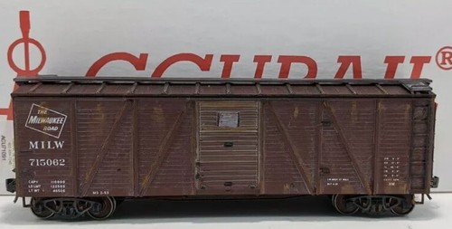Coche de carga reforzado exterior personalizado Accurail 71091 HO Milwaukee #715062/caja | Zustand: Used