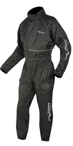 Antipioggia Completo Tuta Impermeabile Intera Moto Scooter Custom Quad - Afbeelding 2 van 15