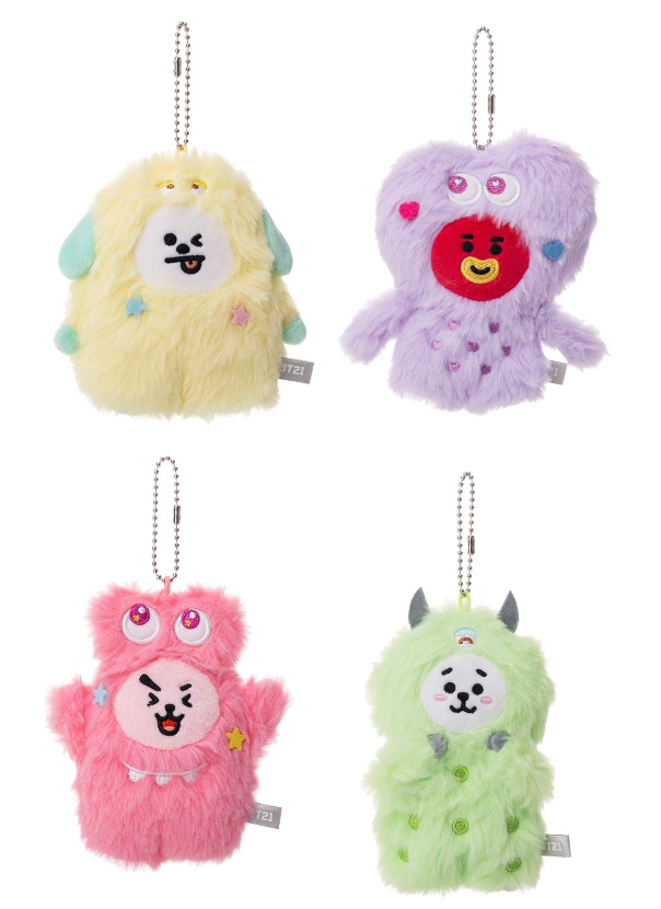 BTS　防弾少年団　BT21　COOKY CHIMMY RJ　セット BTS BT21 Halloween Monster TATA COOKY CHIMMY RJ SET 4 Mascot