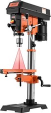 12 in Benchtop Drill Press, 5 Amp 120V, Variable Speed Cast Iron Bench Drill Pre