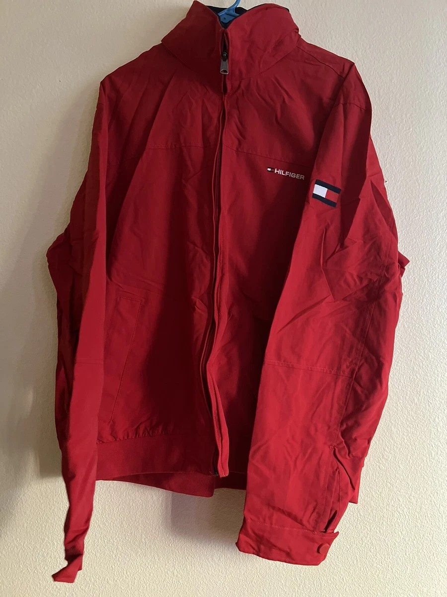 MEN S TOMMY HILFIGER YACHT YACHTING JACKET WINDBREAKER WATERSTOP