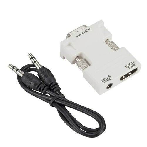 HDMI to VGA Male To Female Adapter Cable 1080P Digital to Analog Video AA';x - Afbeelding 2 van 9
