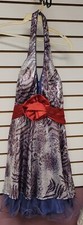 Terani Prom Dress, Size 10, Short, Fit & Flare, Halter Top, Full Beading 