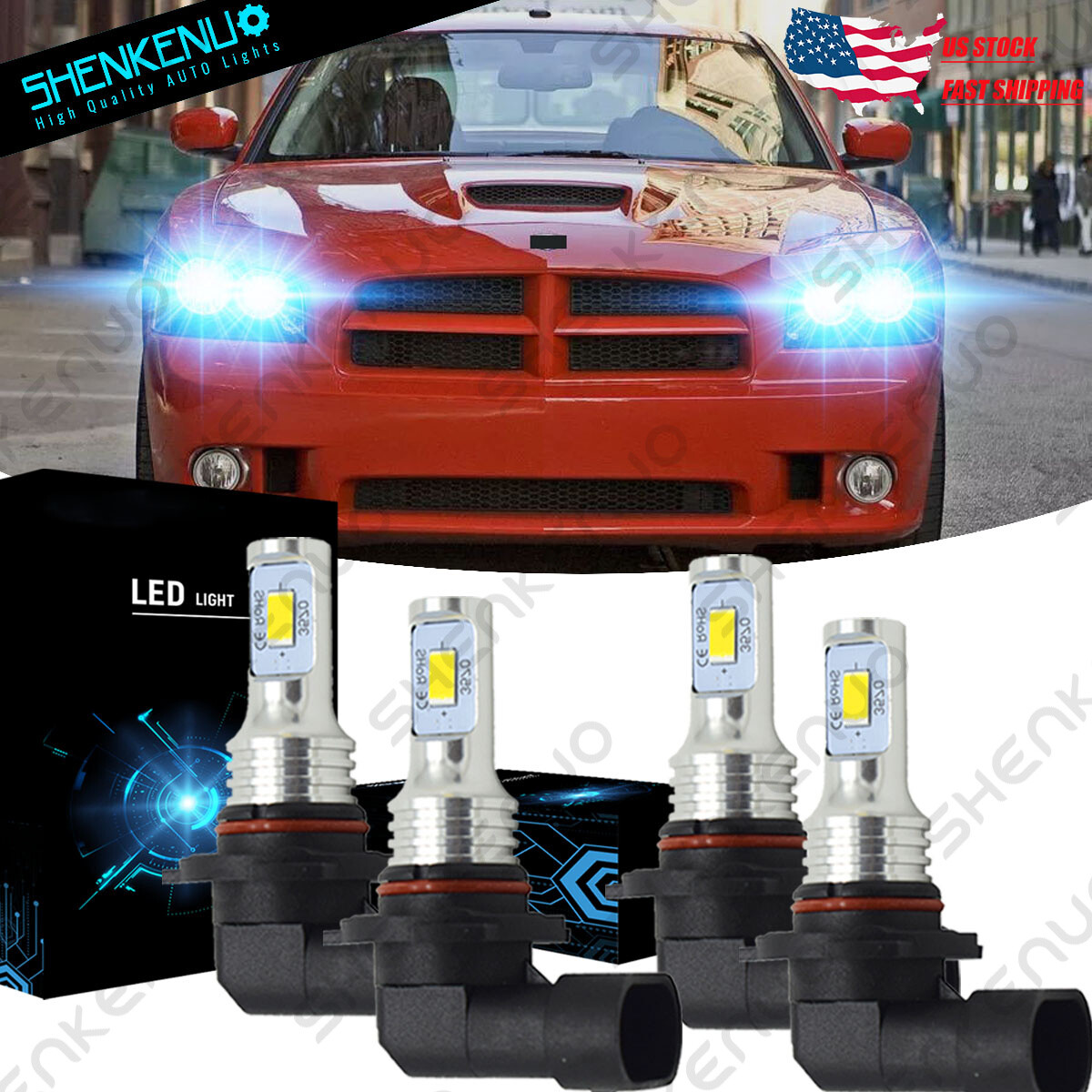 2010 dodge charger fog light bulb replacement For 2011-2014 Dodge Charger Replacement Fog Lights main image 0