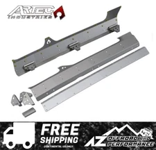 ARTEC Boatside Steel & Aluminum Rocker Armor For 18-25 Jeep Wrangler JLU 4 Door