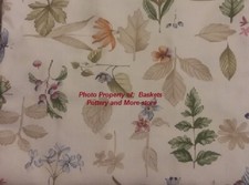 NEW Longaberger SCALLOPED BOUTIQUE Basket Liner in  BOTANICAL FIELDS-*FREE SHIP*