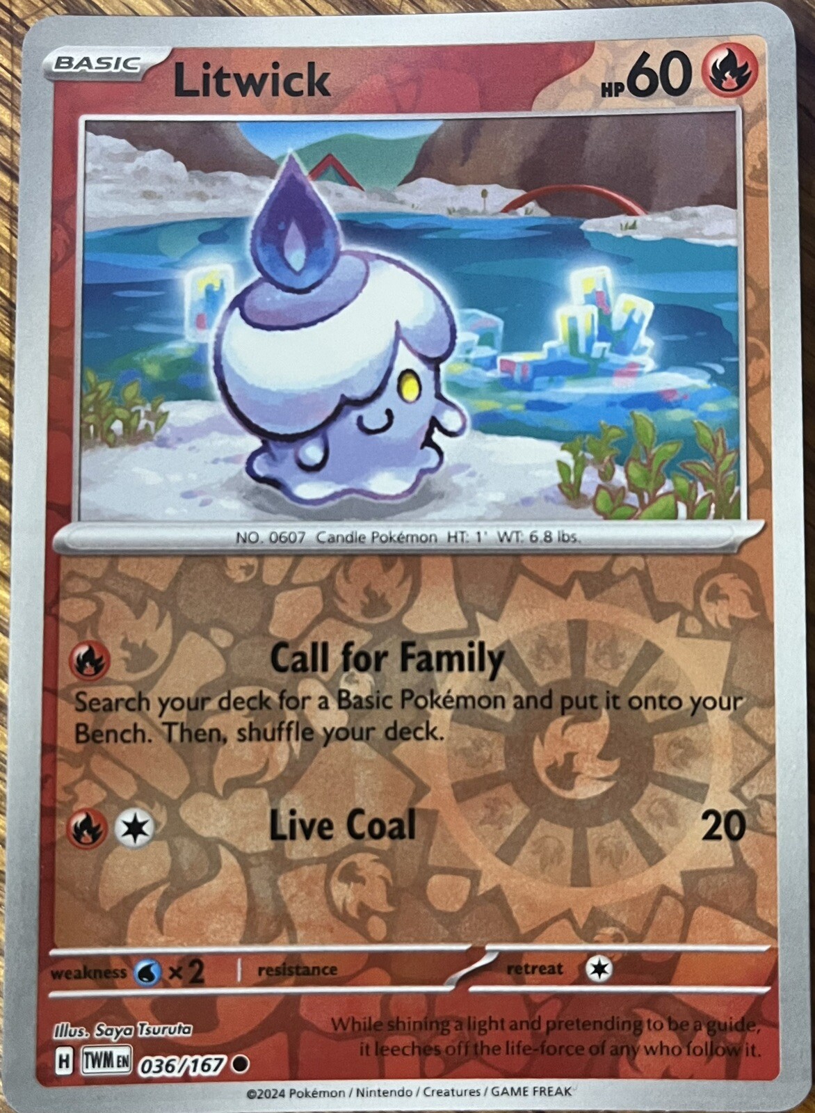 Litwick 36/167 - Reverse Holo - Twilight Masquerade - Common - Read Desc.