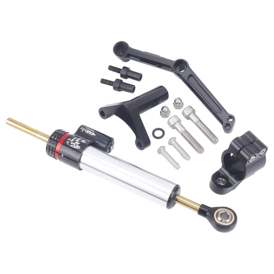 For Ducati Monster 1200 1200S 821 797 Steering Damper Bracket Kit Stabilizer - Image 4 of 4