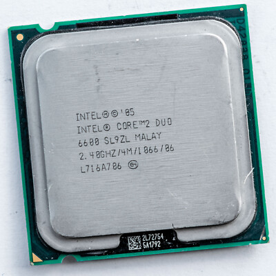 Intel Core 2 Duo E6600 SL9ZL 2.4GHz 4MB 1066FSB LGA775 Conroe Processor 65W