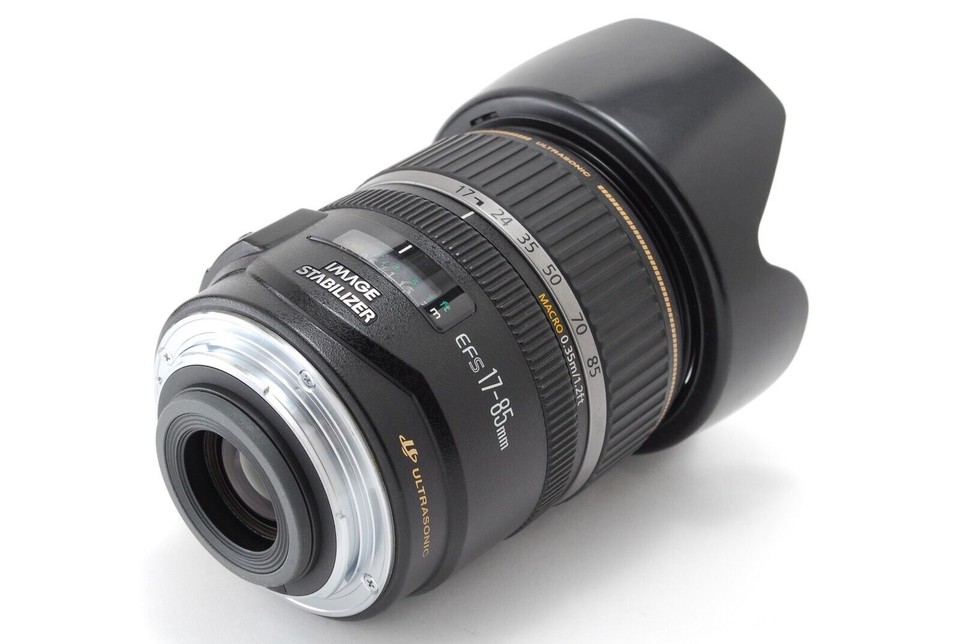 [N Mint] Canon EFS 1785mm f/45.6 IS USM AF Zoom Lens Hood Filter w