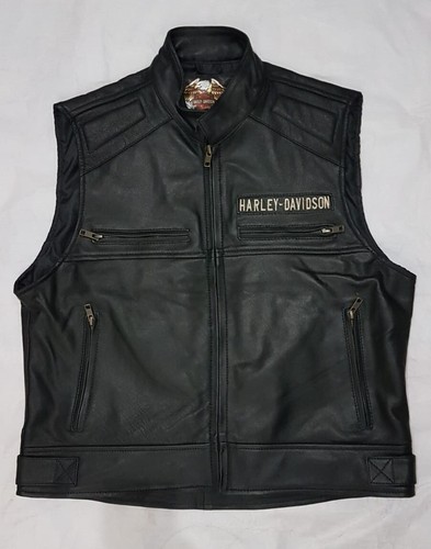 Harley Davidson Men's Passing Link Biker Motorcycle Genuine Leather