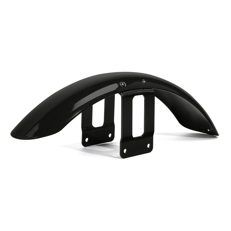 Vivid Black Front Fender Fit For Harley Sportster XL Iron