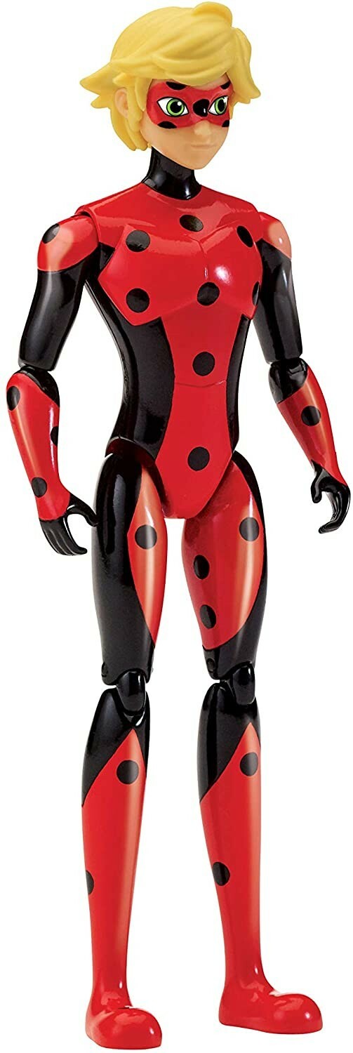 Miraculous Adrien Mister Bug / Cat Noir 6-inch Figure with accessories - New