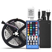 5M 5050 RGBW Cool White LED Strip Light Kit Non-Waterproof for Indoor Decoration