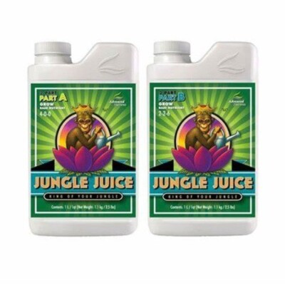 Advanced Nutrients Jungle Juice Grow Part A 4-0-0 and Part B 2-2-6 1 Liter