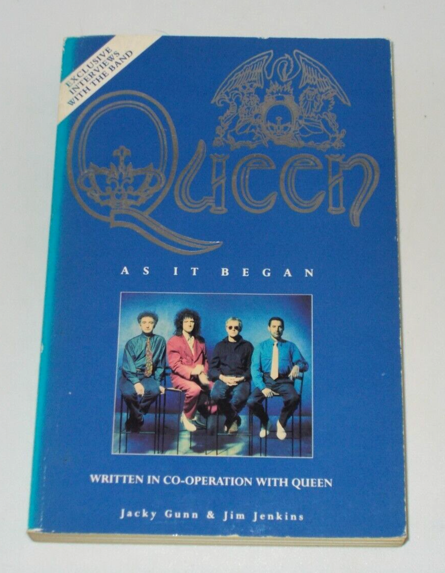 Queen: As it Began - by Jim Jenkins, Jacky Gunn - Paperback Book 1993