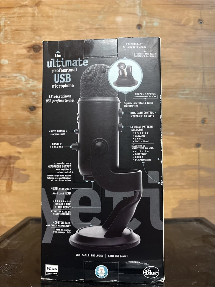 Yeti Blackout Microphone - Image 3 of 4