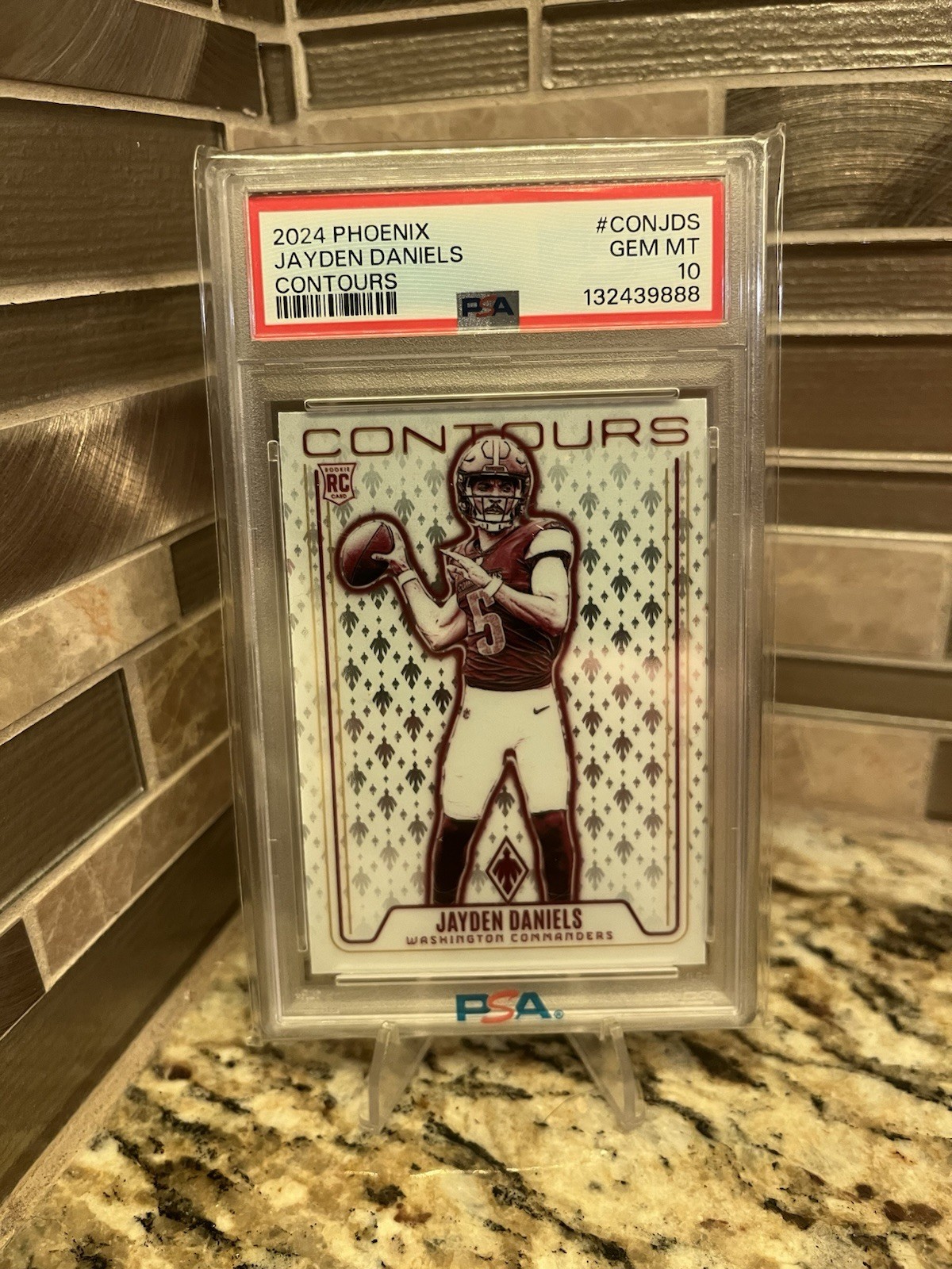 Jayden Daniels Panini Phoenix Contours #CONJDS Base