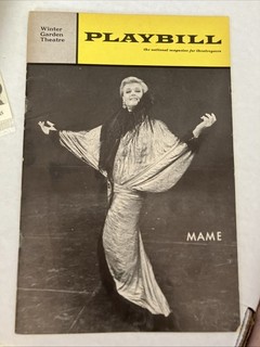 PLAYBILL WINTER GARDEN THEATRE PROGRAM SEPTEMBER 1967 MAME ANGELA LANSBURY