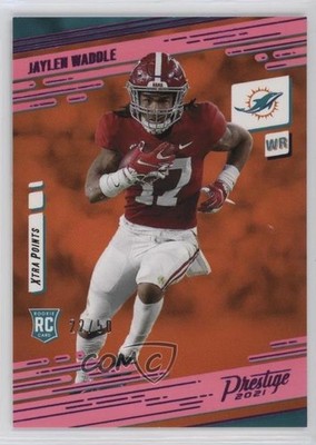 2021 Panini Prestige Rookies Xtra Points Pink 22/50 Jaylen Waddle Rookie RC 0nr3