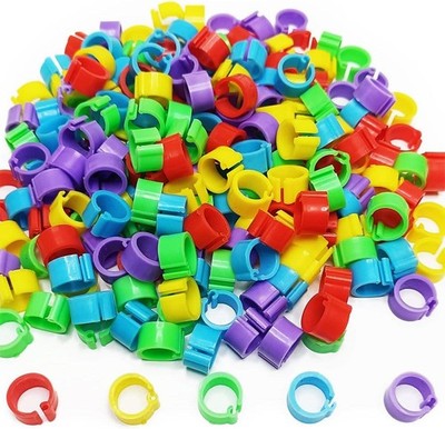 200Pcs 8Mm Coturnix Quail Leg Bands Baby Chick Leg Bands Pigeon Bands Chicken Le