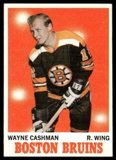 1970-71 Topps Wayne Cashman Rookie Boston Bruins #7