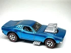 🔥Hot Wheels Diecast CUSTOM MADE Rodger Dodger ‘70 Spectraflame Blue REDLINE