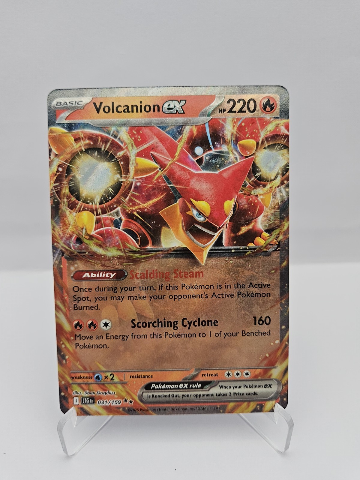 volcanion pokemon card value Shining Volcanion 27/73 Shining Legends Shiny Holo Foil Near Mint