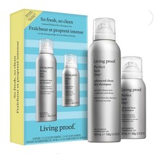 NEW LIVING PROOF PERFECT HAIR DAY ADVANCED CLEAN DRY SHAMPOO SET