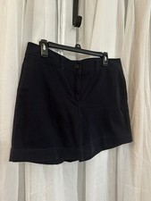 Jones New York Sport Navy Blue, Flat Front Shorts.