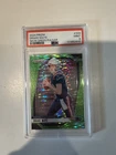 2024 Panini Prizm - Rookies Drake Maye #329 Neon Green Pulsar Prizm (RC) PSA 9