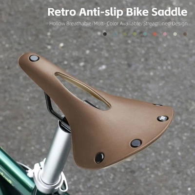 Steel Rail Ergonomic Cycling Saddle Soft Saddle Bike Seat Cushion Road Bike - Image 1 of 4
