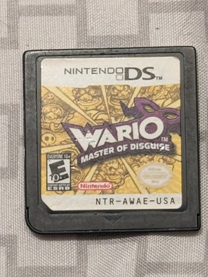 Wario Master of Disguise Nintendo DS 2DS 3DS Game  Working + Tested !