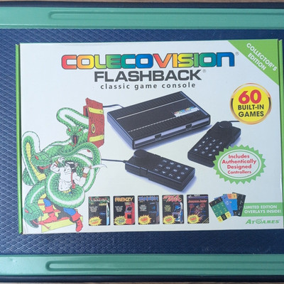 NEW AtGames ColecoVision Flashback CV450 Console 60 Built-In Games Plug N Play